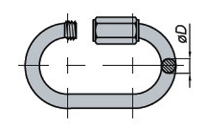 Схема для Карабин 4мм винтовой Цинк