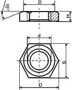 Схема для Контргайка Ду 40 мм 