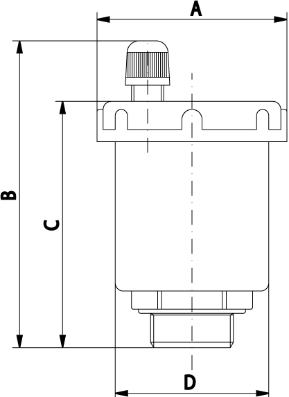 Схема для Воздухоотводчик авт. для радиат.левый Ду 25 мм