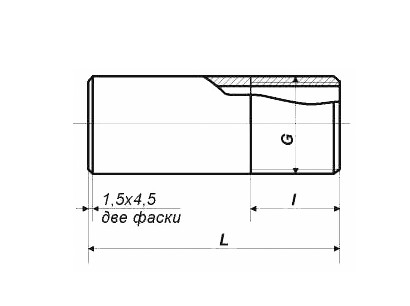 Схема для Резьба Ду65 L/50мм
