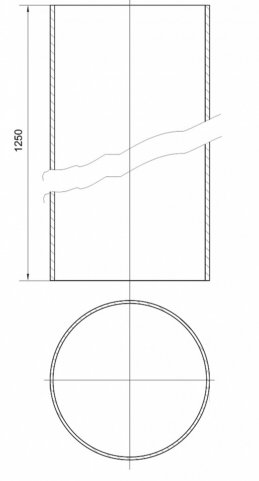 Схема для Труба дымовая Ф=100 мм (2 мм)
