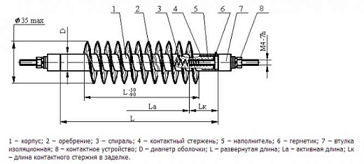 Схема для Элек. ТЭНР 92А13/1,5 О Ф1  220В возд.