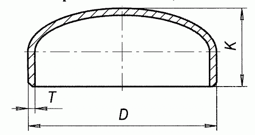 Схема для Заглушка (под приварку) 38 мм