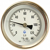 Термометр ТБ 63 мм L 50 (0-120 С)